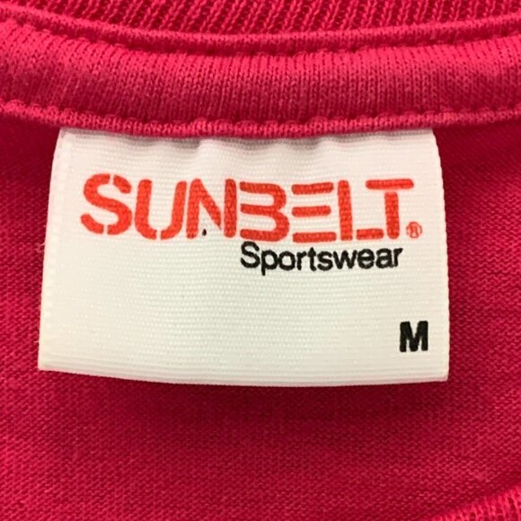 Sunbelt Sportswear Tee Pink Silver & Turquoise Squash Blossoms Sz M Pink 33Q - Picture 7 of 8